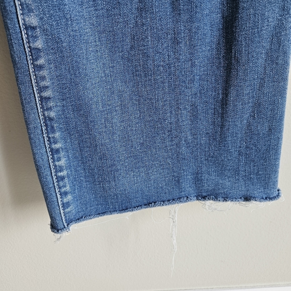L'agence Blue Denim Ruth High Rise Straight Jeans In Garvey - Picture 7 of 12
